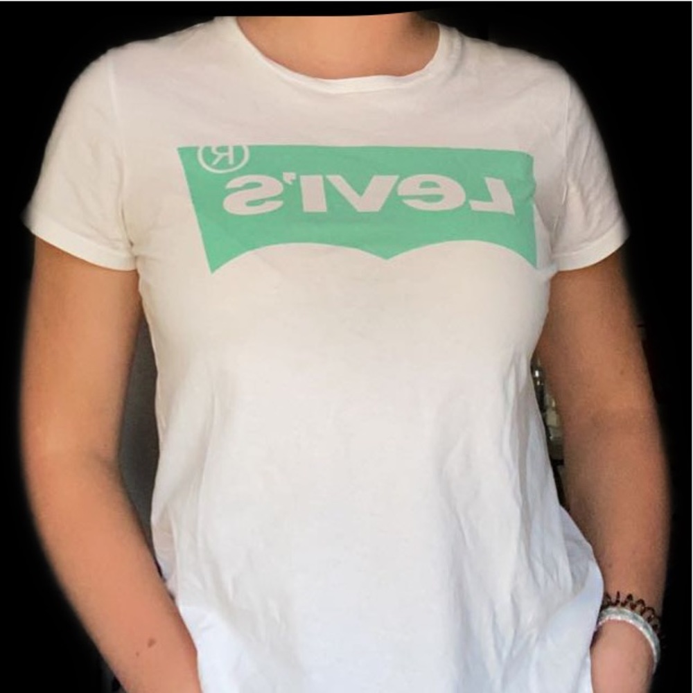 Levi’s Bright White Company Logo T- Shirt
